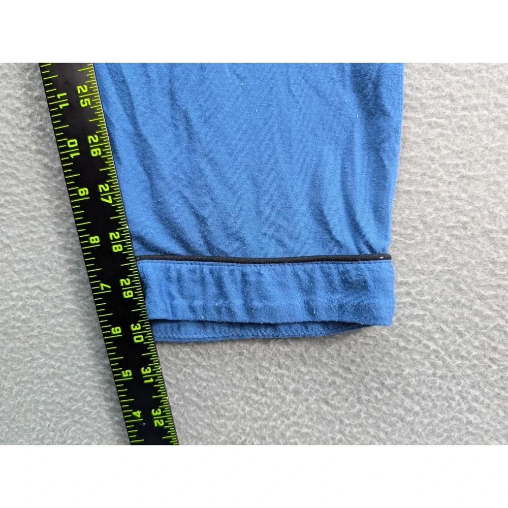 Ekouaer Pajama Set Women's XS Sleepwear Loungewear Long Sleeve Top & Pants Blue‎